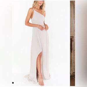 Show me your Mumu - one shoulder dress (Shannon) dress in color Show me the ring